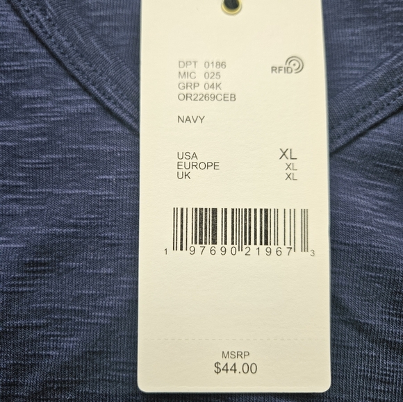 A Loves A NEW Navy Blue Tshirt Women's XL Cotton Blend - Picture 3 of 8